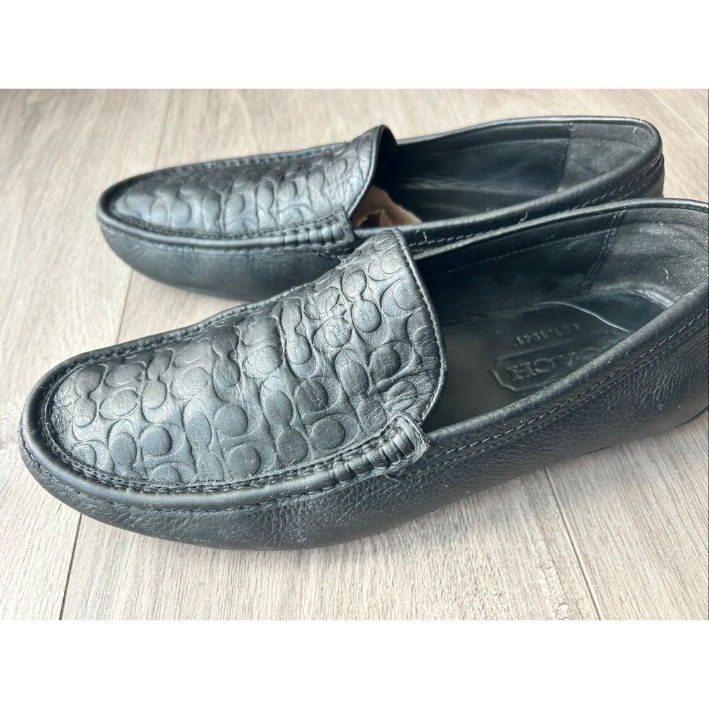Coach men’s loafers size 10 rare real leather - Picture 8 of 8